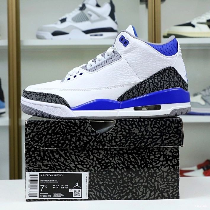 BLUE' RETRO 'RACER (CT8532-145) AIR JORDAN 3 0807